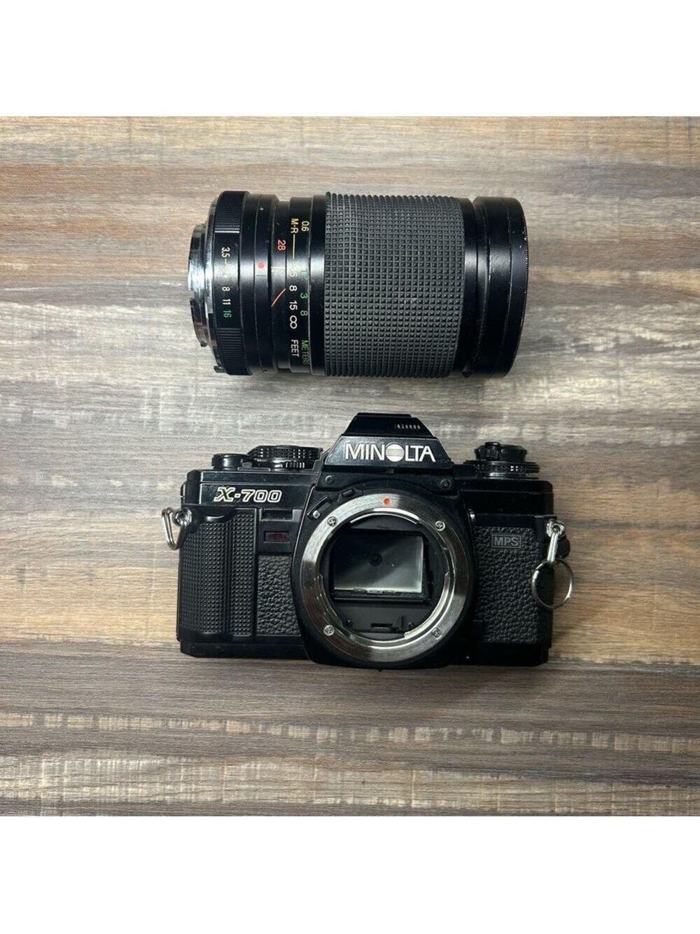 Minolta X-700 35mm Film Camera – Zoom Lens – Manual SLR – Japan – Untested